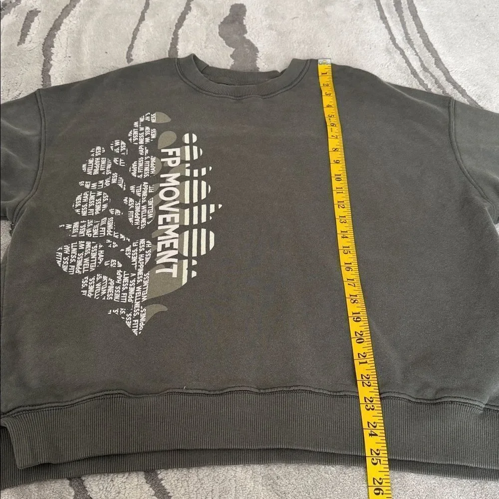 NWOT Free People Movement  All Star Buti Logo Pullover